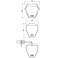 Brake pads for disc brakes