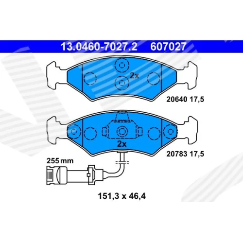 BRAKE PADS FOR DISC BRAKES - 0