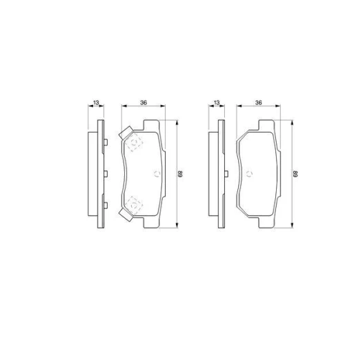 BRAKE PADS FOR DISC BRAKES - 4