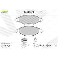 Brake pads for disc brakes