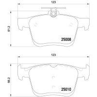 Brake pads for disc brakes