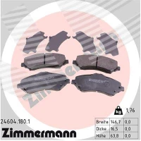 Brake pads for disc brakes