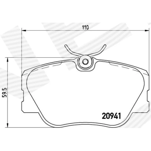 BRAKE PADS FOR DISC BRAKES - 0