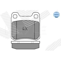 Brake pads for disc brakes