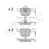 Brake pads for disc brakes