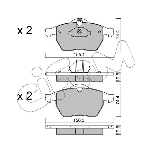 BRAKE PADS FOR DISC BRAKES - 0