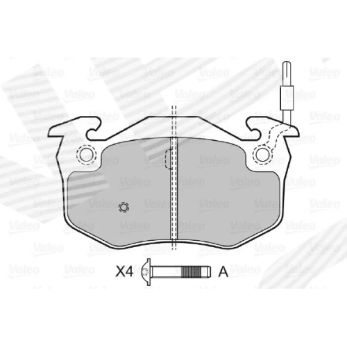 BRAKE PADS FOR DISC BRAKES - 1