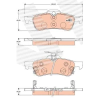 Brake pads for disc brakes