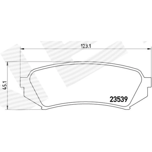 BRAKE PADS FOR DISC BRAKES - 0