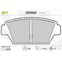 Brake pads for disc brakes