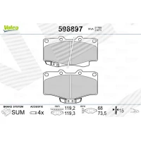 Brake pads for disc brakes