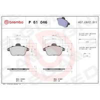 Brake pads for disc brakes