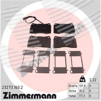 Brake pads for disc brakes