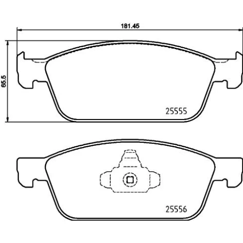 BRAKE PADS FOR DISC BRAKES - 0