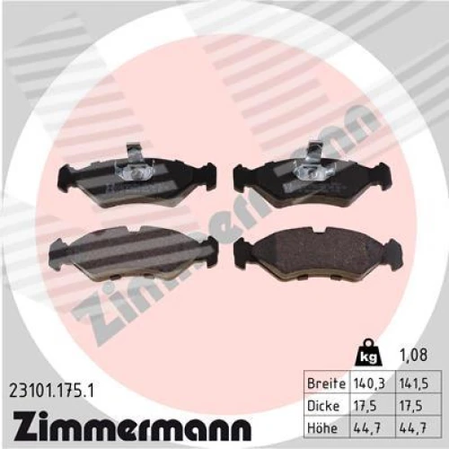 BRAKE PADS FOR DISC BRAKES - 0