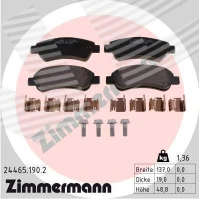 Brake pads for disc brakes