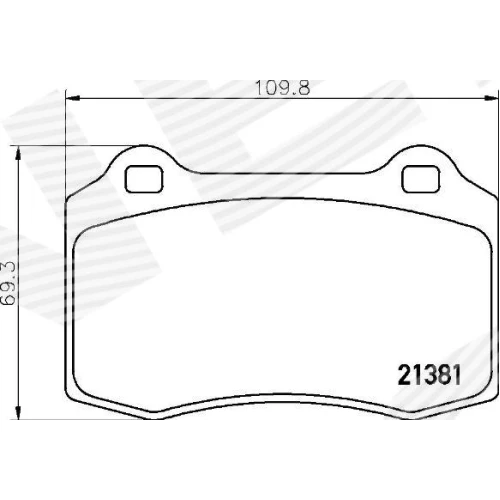 BRAKE PADS FOR DISC BRAKES - 0