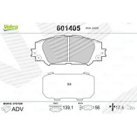 Brake pads for disc brakes