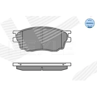 Brake pads for disc brakes