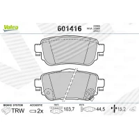 Brake pads for disc brakes