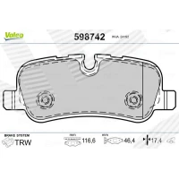 Brake pads for disc brakes