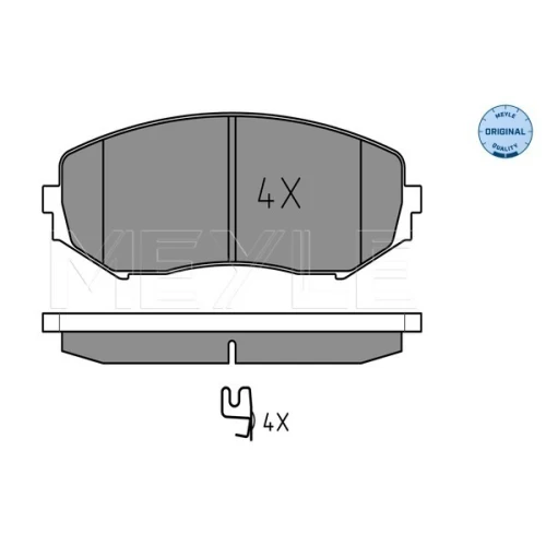 BRAKE PADS FOR DISC BRAKES - 1