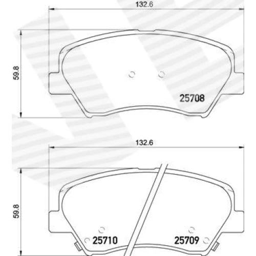 BRAKE PADS FOR DISC BRAKES - 0