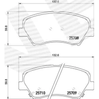 Brake pads for disc brakes