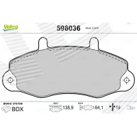 Brake pads for disc brakes