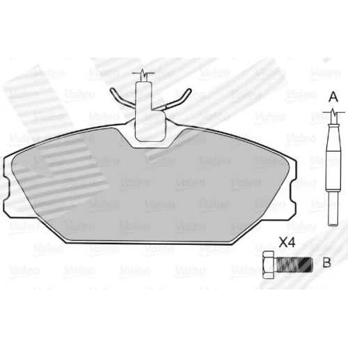 BRAKE PADS FOR DISC BRAKES - 1