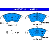 Brake pads for disc brakes