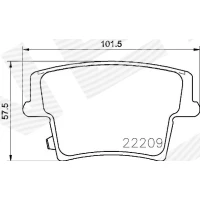 Brake pads for disc brakes