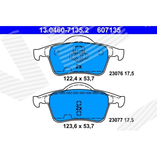 BRAKE PADS FOR DISC BRAKES - 0