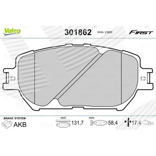 BRAKE PADS FOR DISC BRAKES - 0