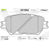 Brake pads for disc brakes