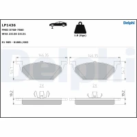 Brake pads for disc brakes