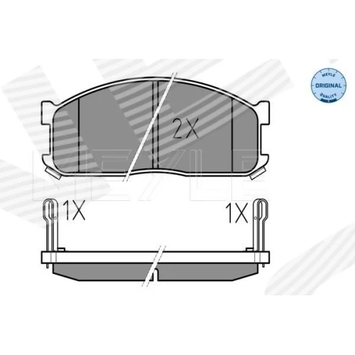 BRAKE PADS FOR DISC BRAKES - 0