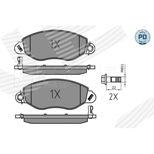 BRAKE PADS FOR DISC BRAKES - 0