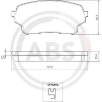 Brake pads for disc brakes