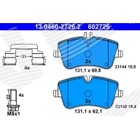 Brake pads for disc brakes