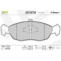 Brake pads for disc brakes