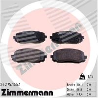 Brake pads for disc brakes