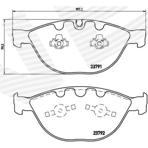 BRAKE PADS FOR DISC BRAKES - 0