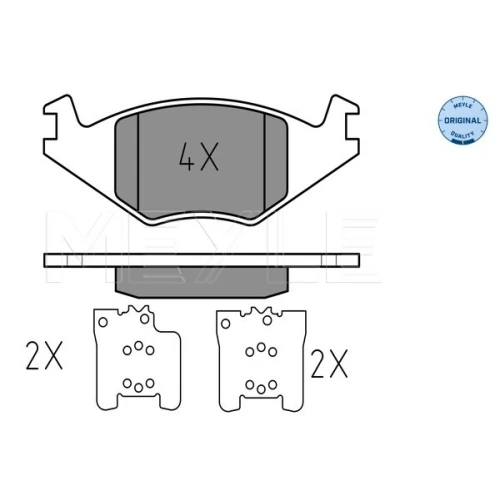 BRAKE PADS FOR DISC BRAKES - 1