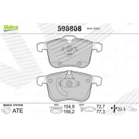 Brake pads for disc brakes