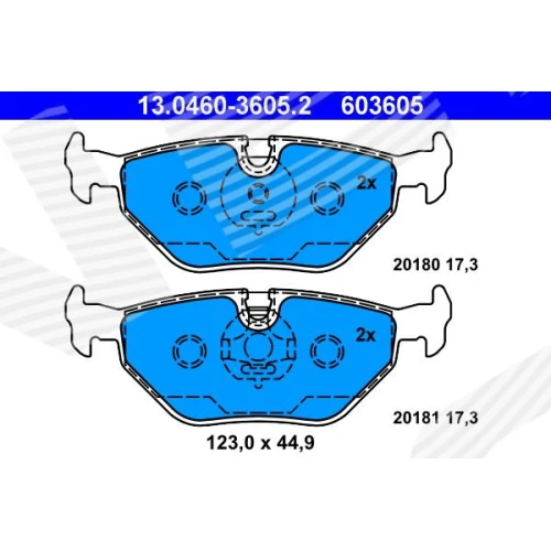 BRAKE PADS FOR DISC BRAKES - 0