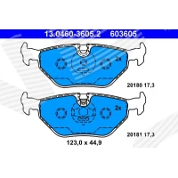 Brake pads for disc brakes