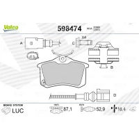 Brake pads for disc brakes