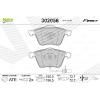 Brake pads for disc brakes