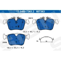 Brake pads for disc brakes